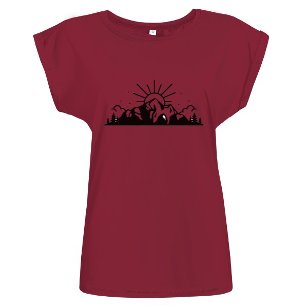 Dámské tričko s motivem hor