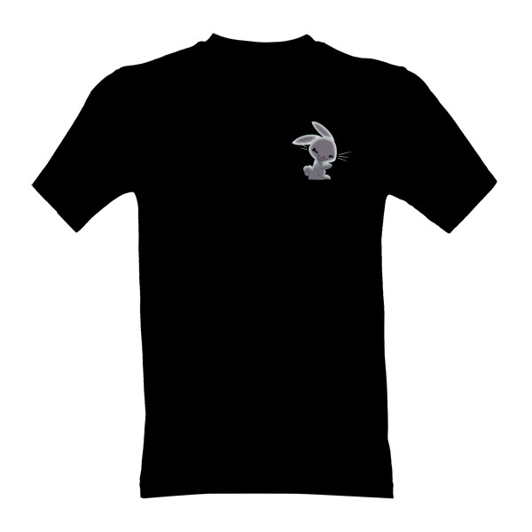 Tričko s potiskem Motiv zlého králíčka 