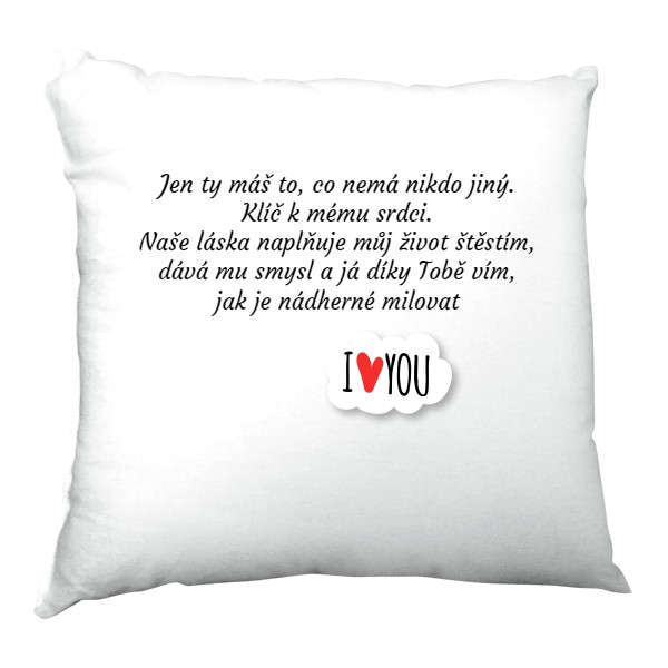 Polštář pro zamilované