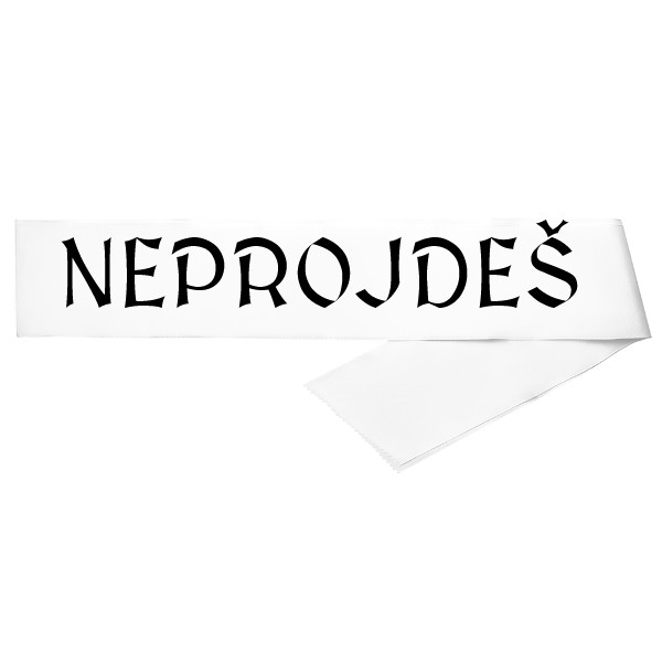 Šerpa s potiskem Šerpa s nápisem 